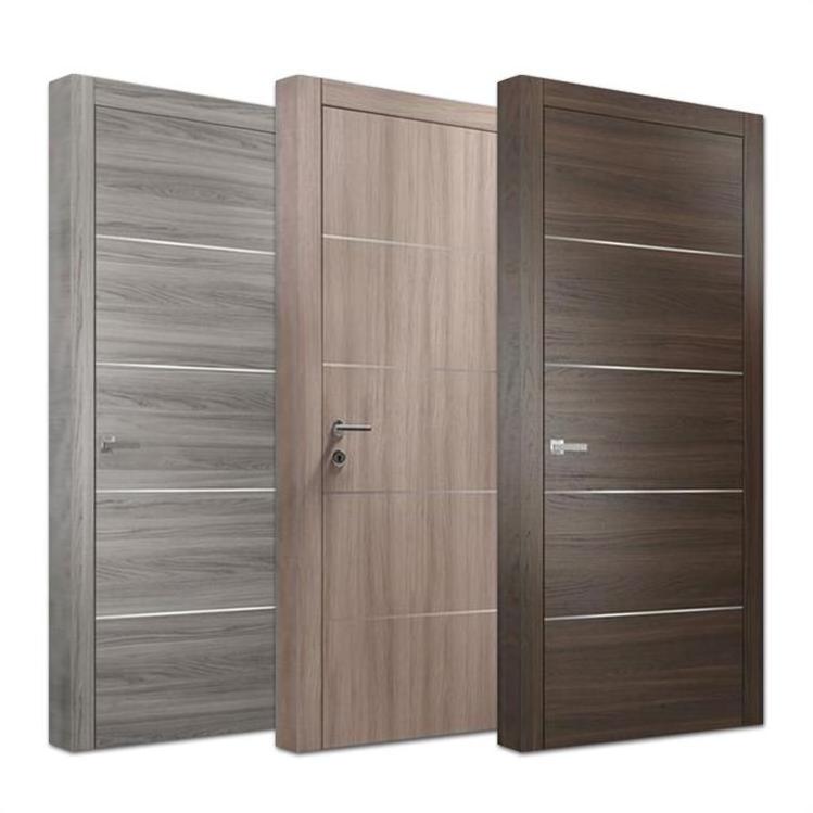 New interior room water proof door design waterproof wpc solid wooden doors Modern Bathroom Design Interior WPC Door