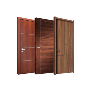 Custom High Quality Bedroom Door Internal WPC PVC Door Flush Composite Doors For Bedroom