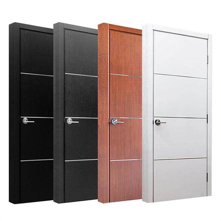 New interior room water proof door design waterproof wpc solid wooden doors Modern Bathroom Design Interior WPC Door