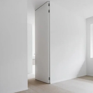 High Quality Modern Invisible Design Frameless Wood Interior Hidden Doors White Brown Invisible Door Partition Doors