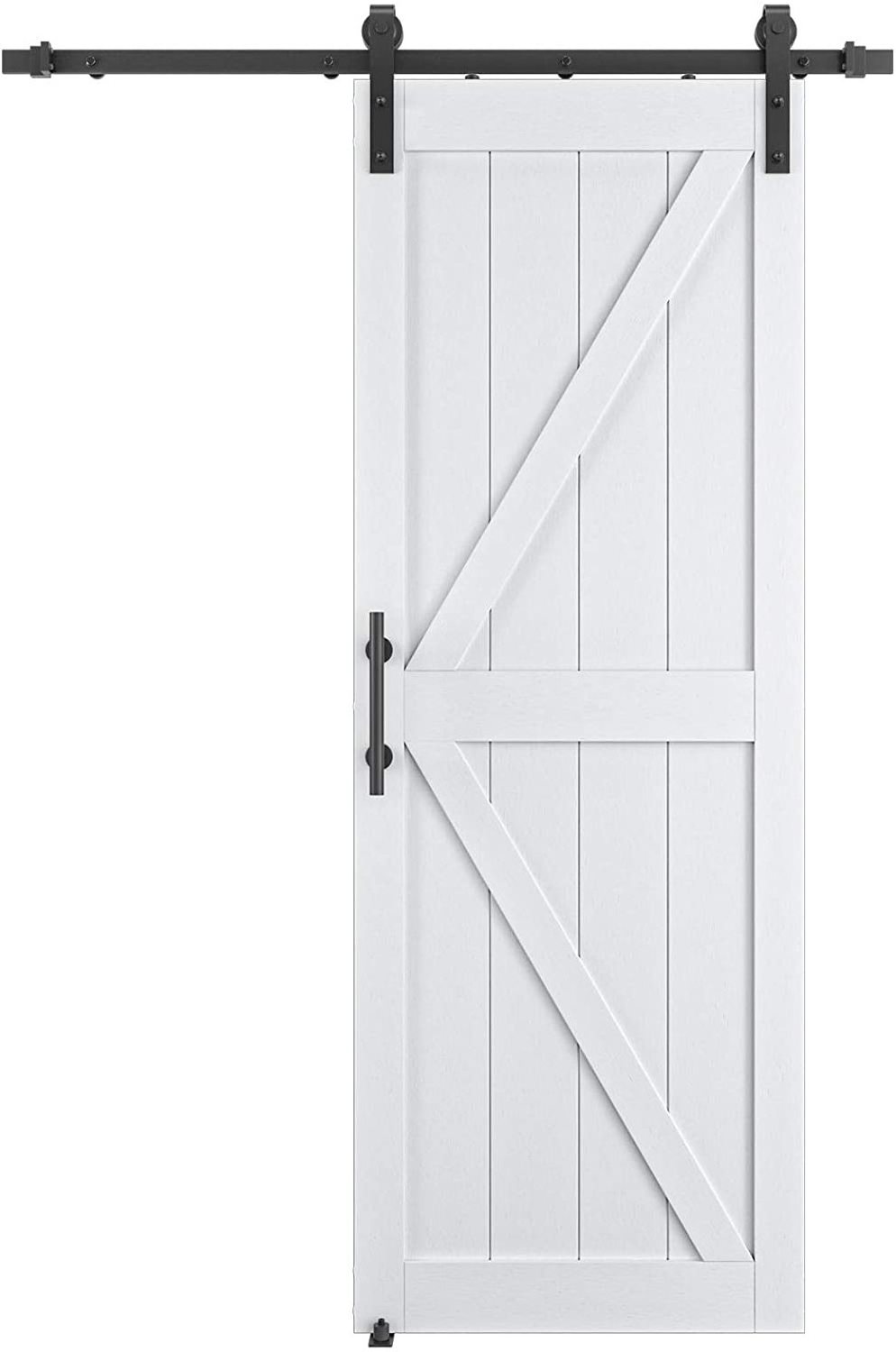 Wholesale Modern High Quality Hardware Kit Wooden Powder Coated Barn Door Handle Sliding Doors Set