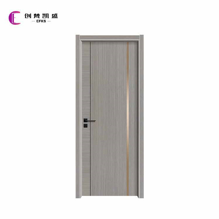 House Interior Kitchen Office Room Waterproof Design Melamine Skin Wood Doors Fancy Wood Door Design