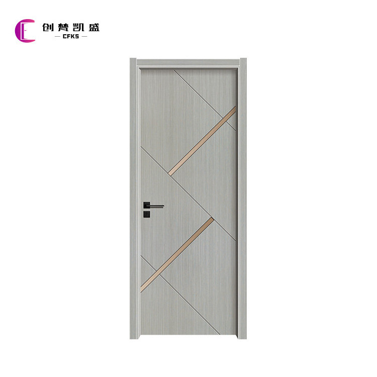 Interior Crystal Full House Customization Room Door Design Single Swing Flush Door Wooden Carbon Modern internal wooden Doors