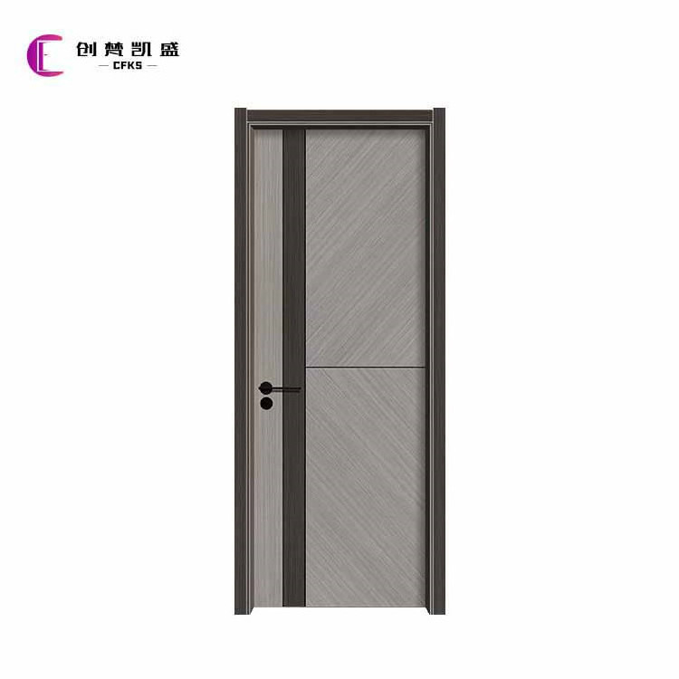 House Interior Kitchen Office Room Waterproof Design Melamine Skin Wood Doors Fancy Wood Door Design