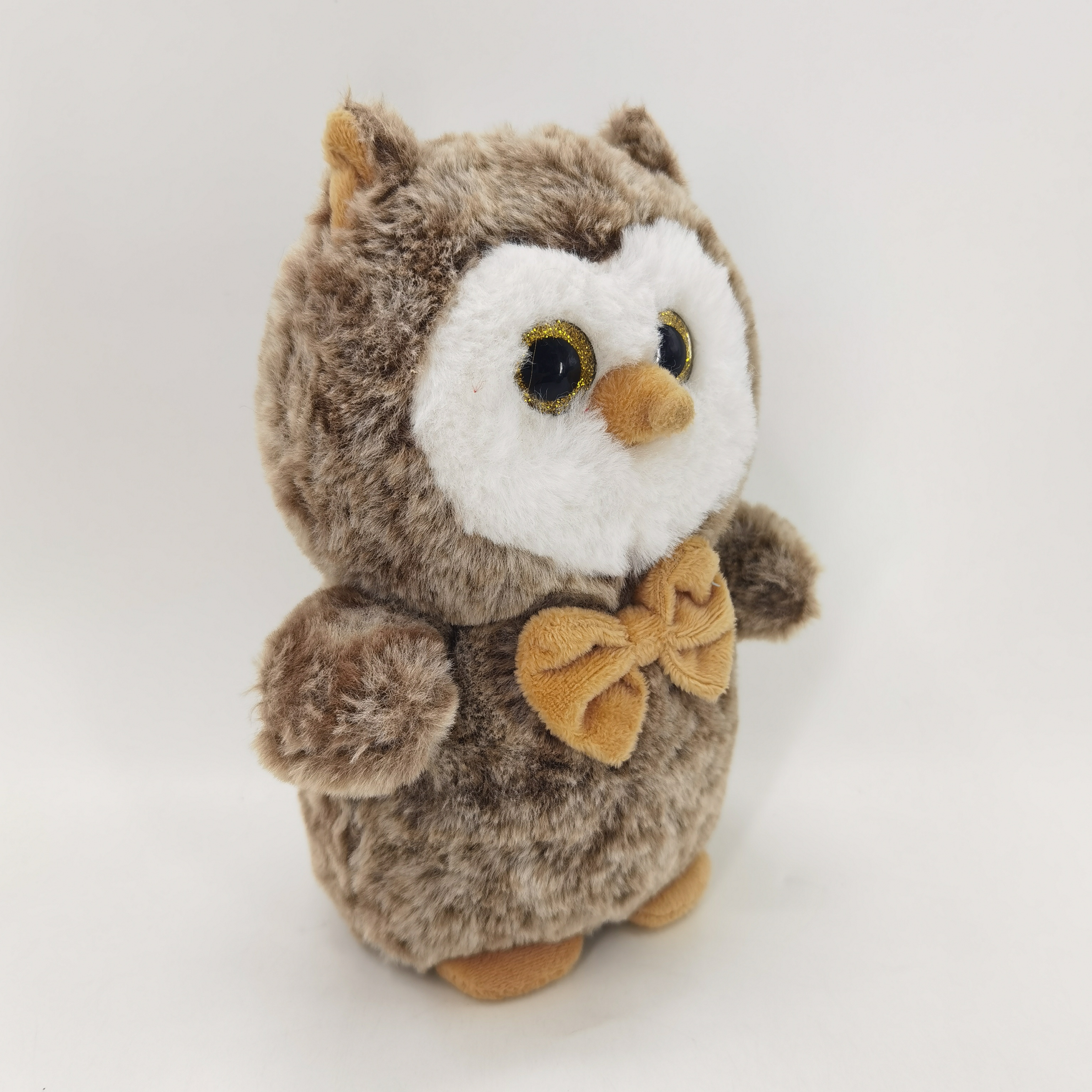 New Arrival Soft High Quality Owl Plush Stuffed Purple Brown Colorful Animal Toys With Bright Eyes Gifts