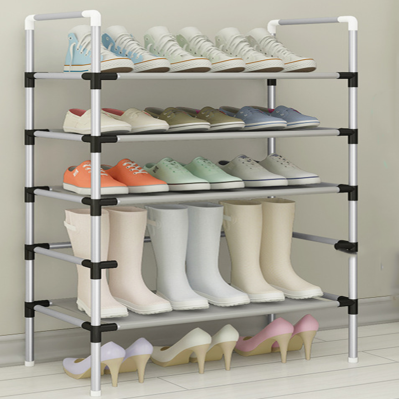 5 layer cabinet organizer shoe modern with storage shoes shelves Shelf Metal Shelving