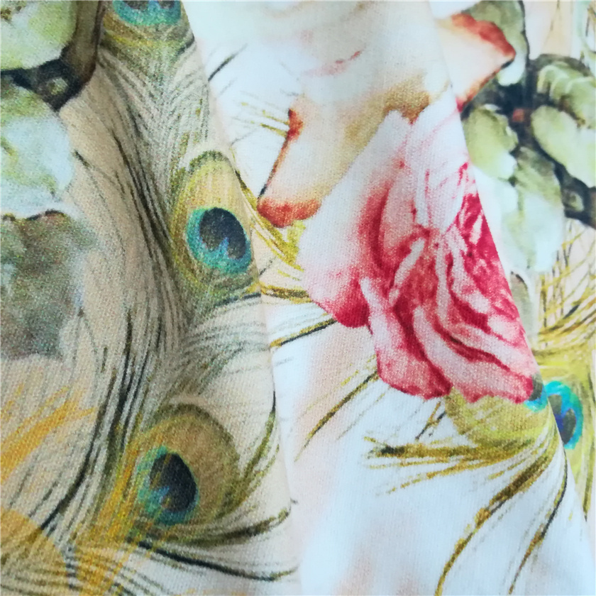 Wholesale  custom digital printing cotton canvas fabric for tablecloth