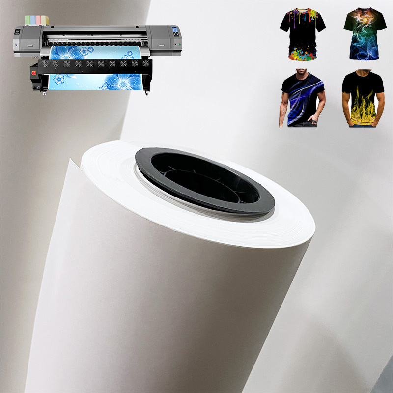 Hot sale 40/45/60/70/90/100gsm  sublimation paper roll for heat transfer printing sublimation paper