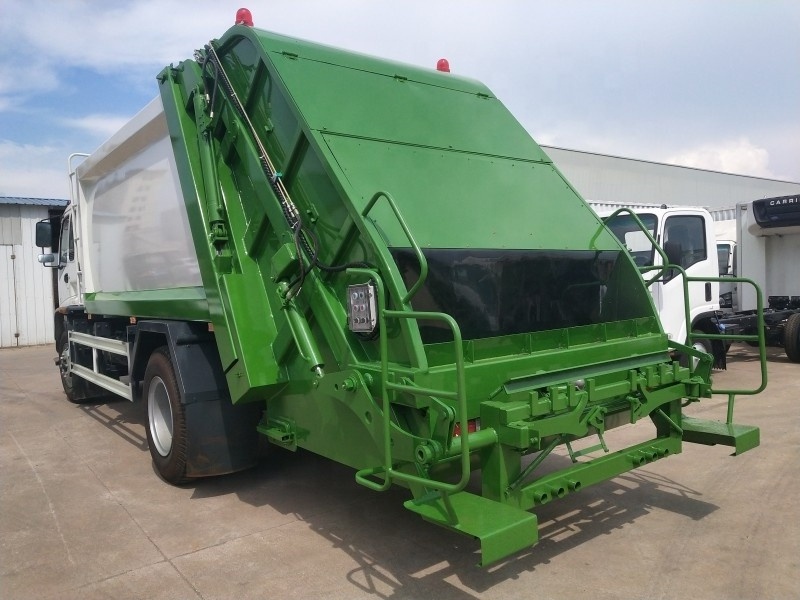 ISU-ZU  12m3 compactor truck Compress Garbage Hook Lift Arm Garbage transporting truck