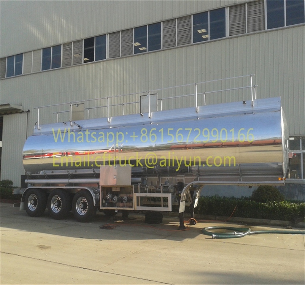 42CBM Aluminum  fuel tank trailer  for Saudi ARAMCO SASO certificate  diesel Tanker Semi Trailer