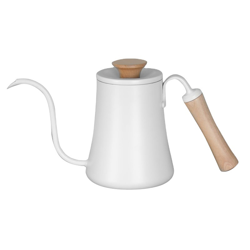 CF WISDOM Drip Kettle Stovetop Gooseneck Coffee Kettle 1.2L portable gooseneck coffee kettle