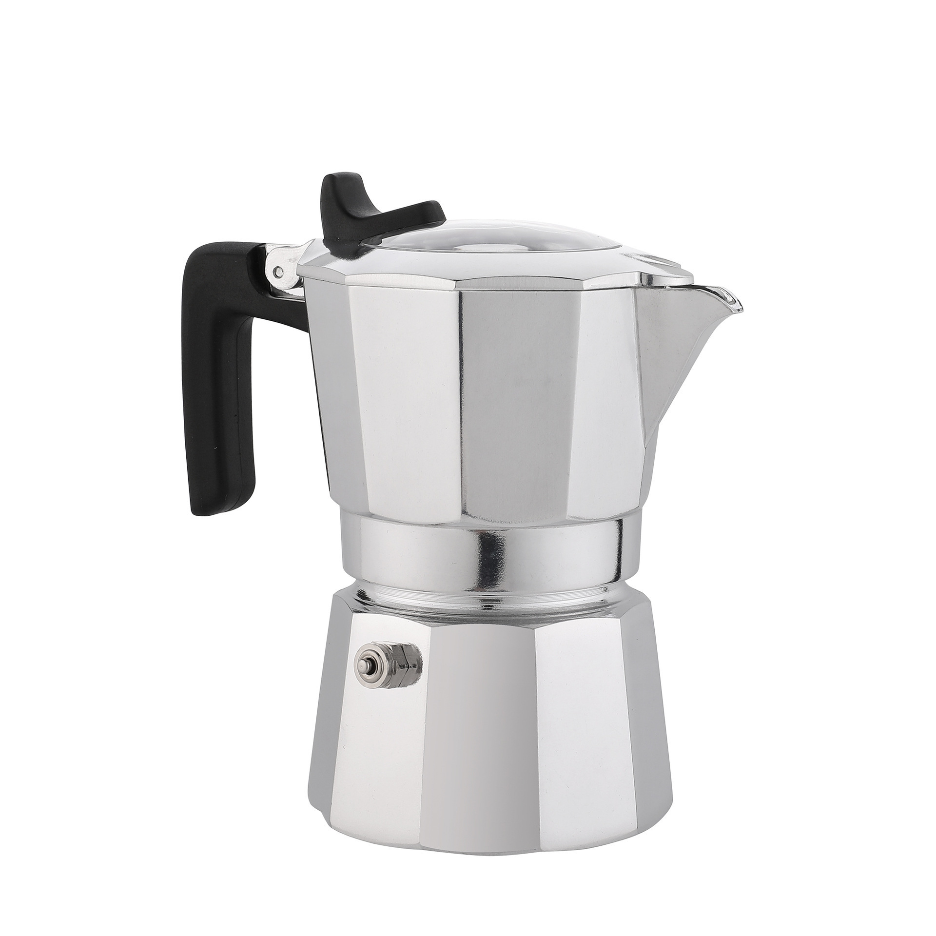 OEM Cafe Hot Selling Aluminum Alloy 1, 2, 3, 6, 9  Cups Mocha Maker Espresso Italian Moka Pot