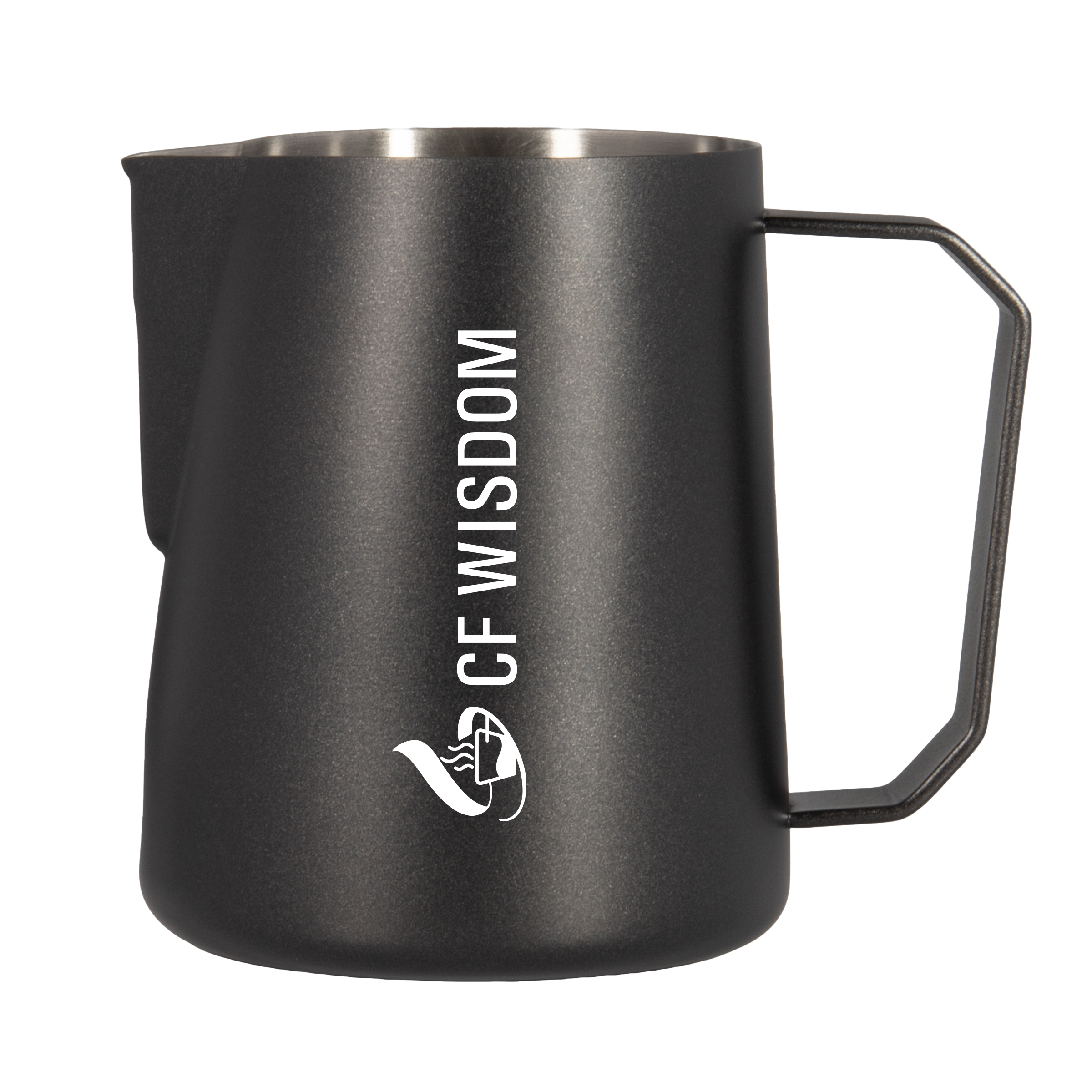 There are sample coffee shop suppliers Food grade 304 stainless steel milk cans Latte Cappuccino cream foam milk pitcher jugs