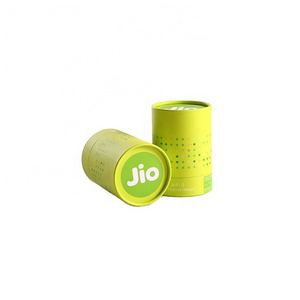 Biodegradable Cardboard Paper Tube Food Tubes Packaging Paper Jars Round Tea Paper Tube Packaging Cans