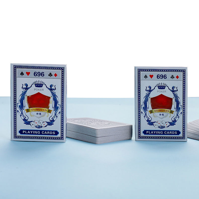 Custom Your Logo Hot Selling Card Game Blue Poker  Waterproof Playing Card