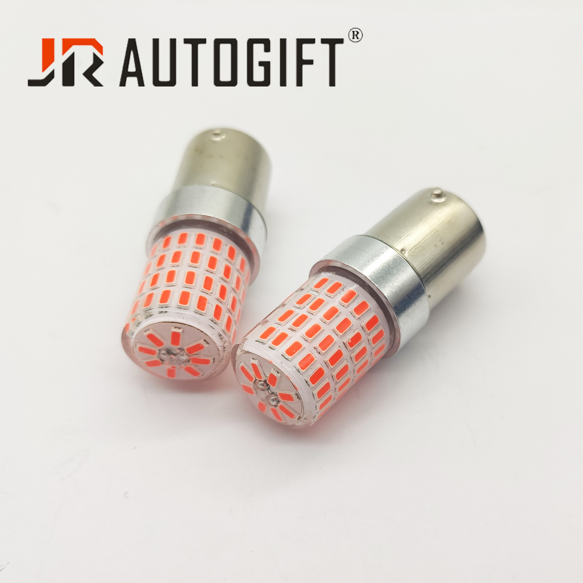 Super Car LED Silica S25 3014 72LED 1156 1157 BA15S BAY15D Red Amber Turn Signal Bulb Reverse Parking Lamp 12-30V for Truck