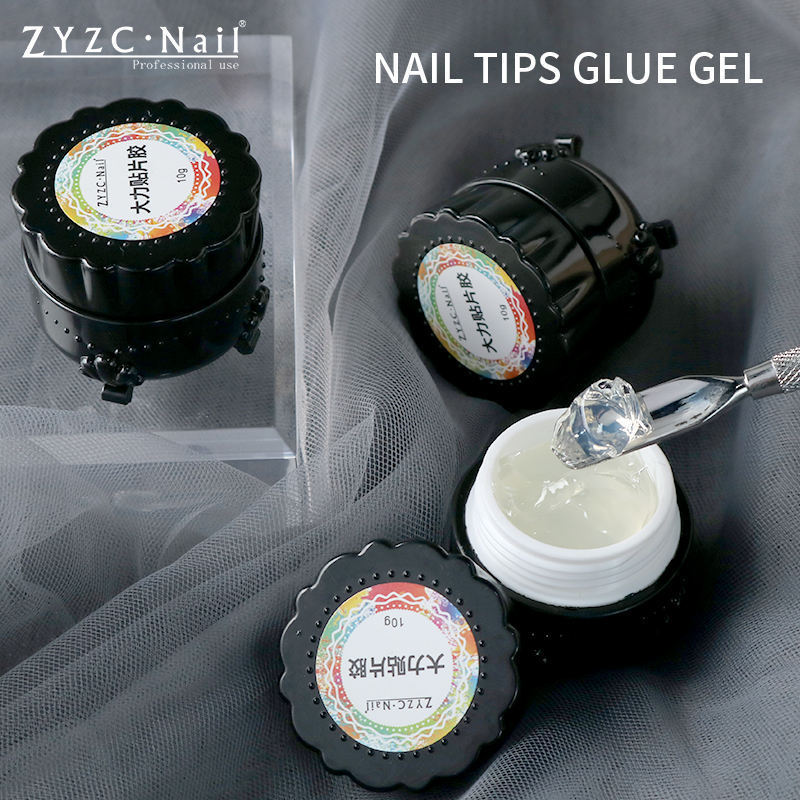 30ml ZYZC High Quality Professional Quick Building Nail Extend Tool Solid extension UV gel Nail Tips Glue Gel