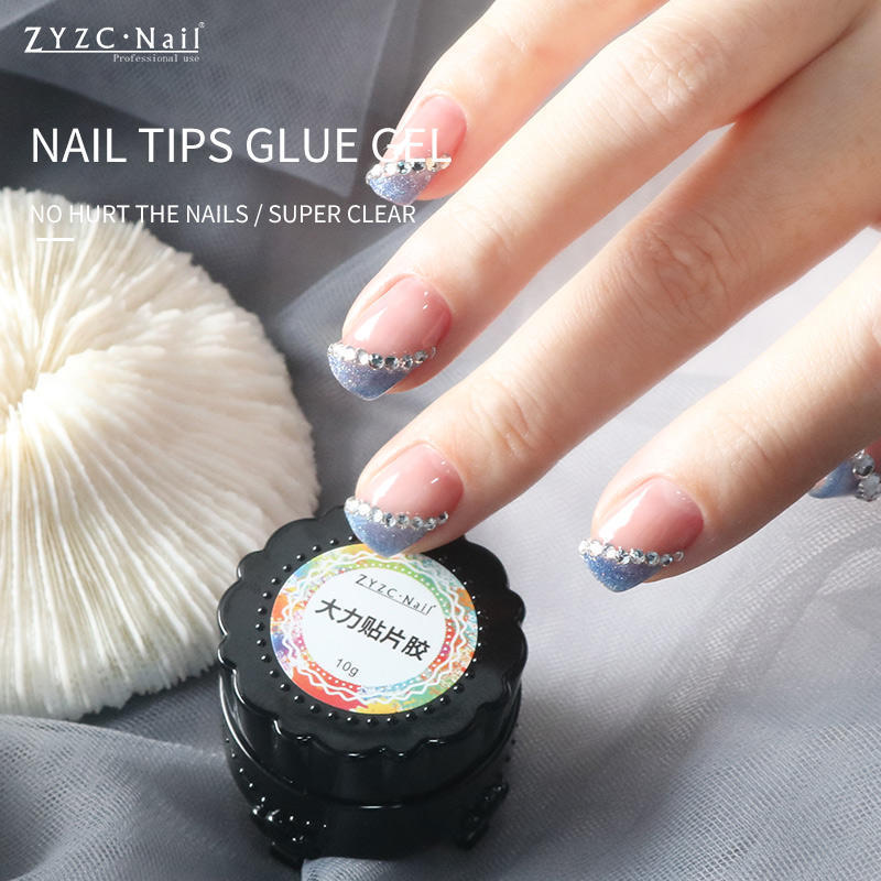 30ml ZYZC High Quality Professional Quick Building Nail Extend Tool Solid extension UV gel Nail Tips Glue Gel