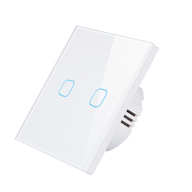 Vrey  VR-TS-02 European Standard Wall Light Touch Smart Home Switch