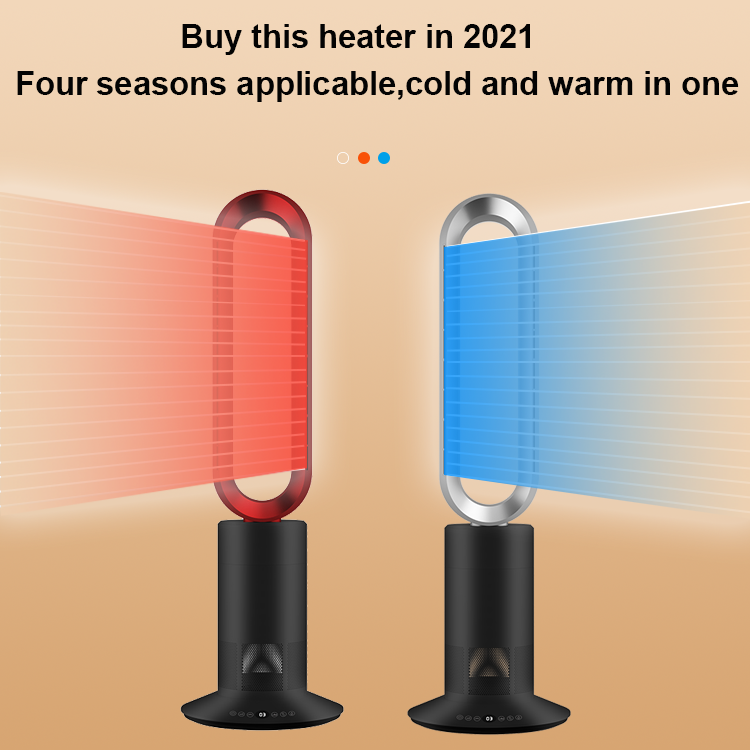 Cooler Fan Portable Tower Cooler Stand Bladeless Electric Heater Fan Electronic Wiggle Bladeless European Bedrooms Desktop PTC