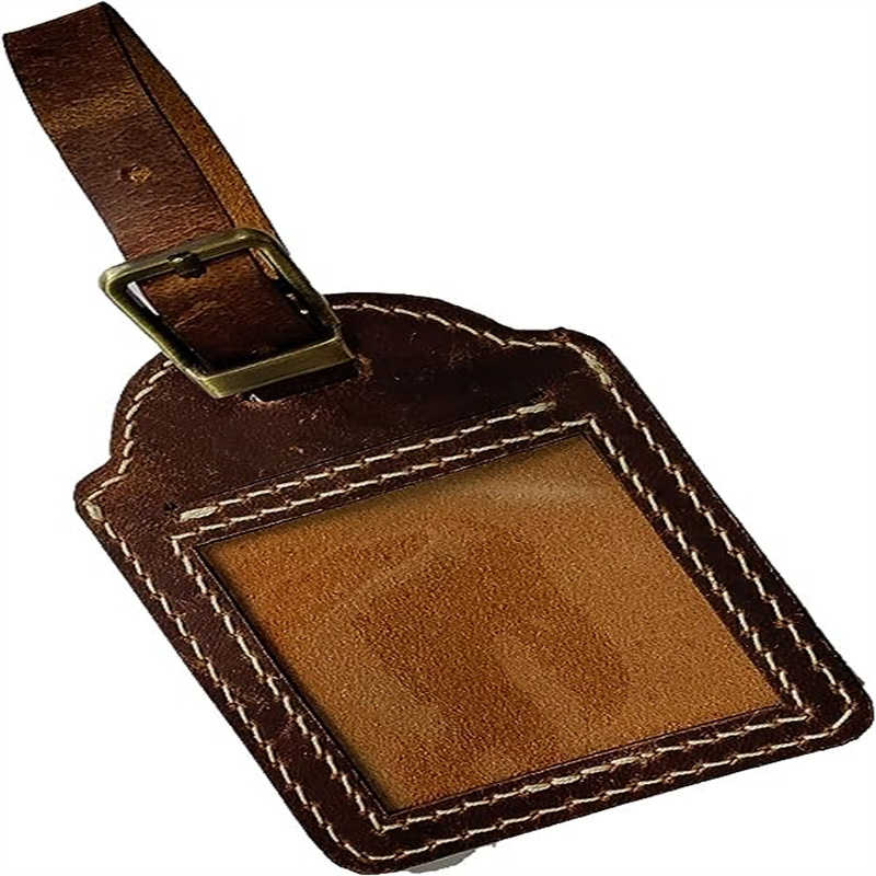 Blank leather luggage tags bulk online