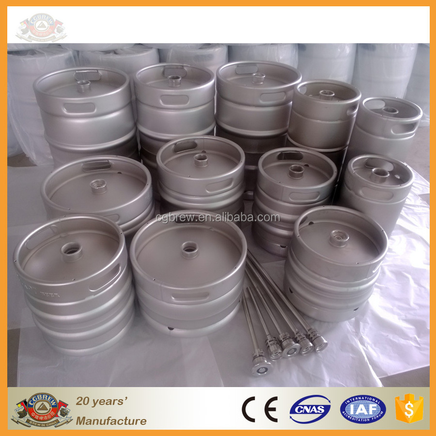 Semi-automatic beer keg filling machine for stainless steel or plastic beer kegs