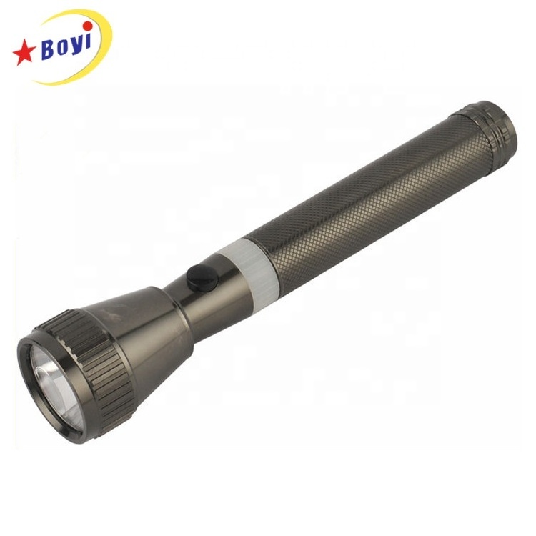 3w D size battery Big size heavy duty torch light with up to 40 hours working time