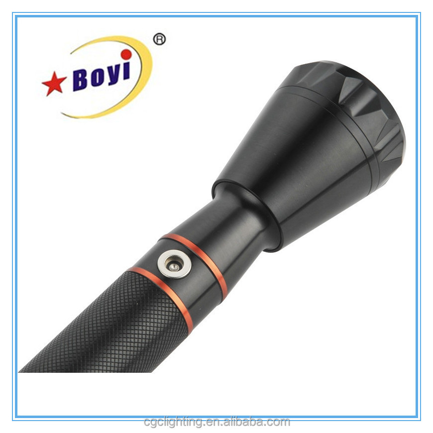 3W rechargeable portable flashlight longer working time torch light