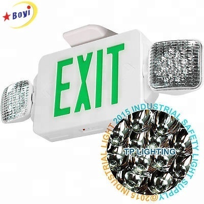 Alibaba OEM Japan double sided led exit sign with light emergency light for stair