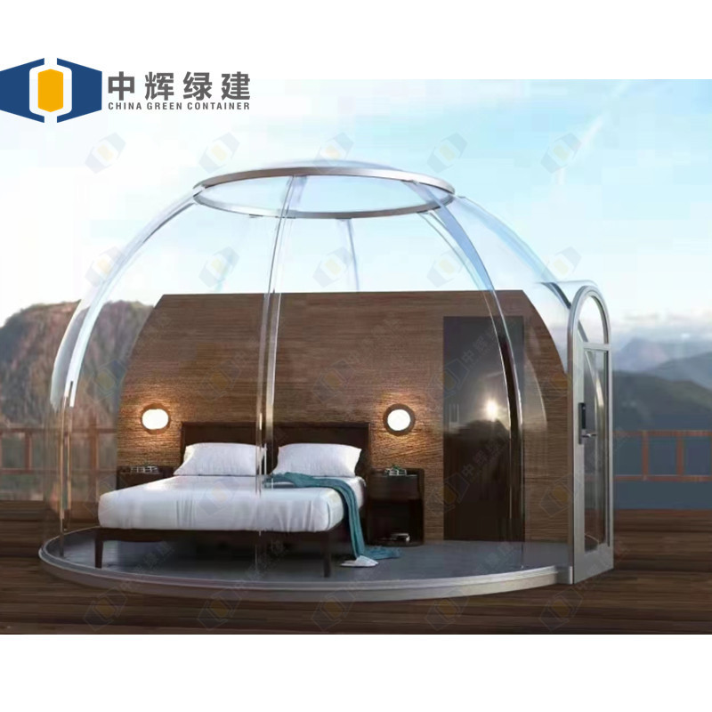 CGCH Compression and explosion proof Geodesic domes igloo tents dome house for camping Double inflatable bubble tent