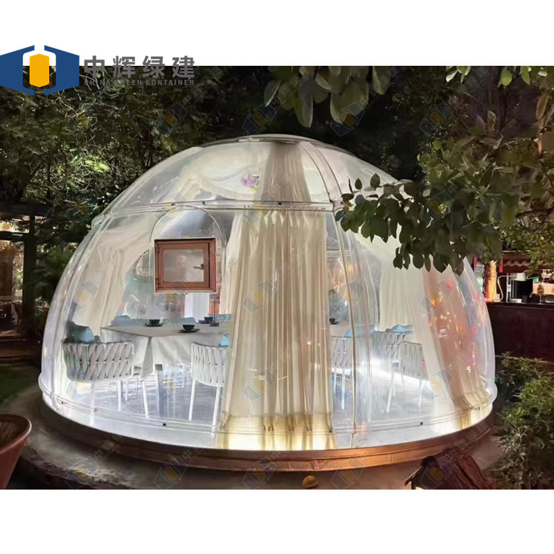 CGCH Compression and explosion proof Geodesic domes igloo tents dome house for camping Double inflatable bubble tent