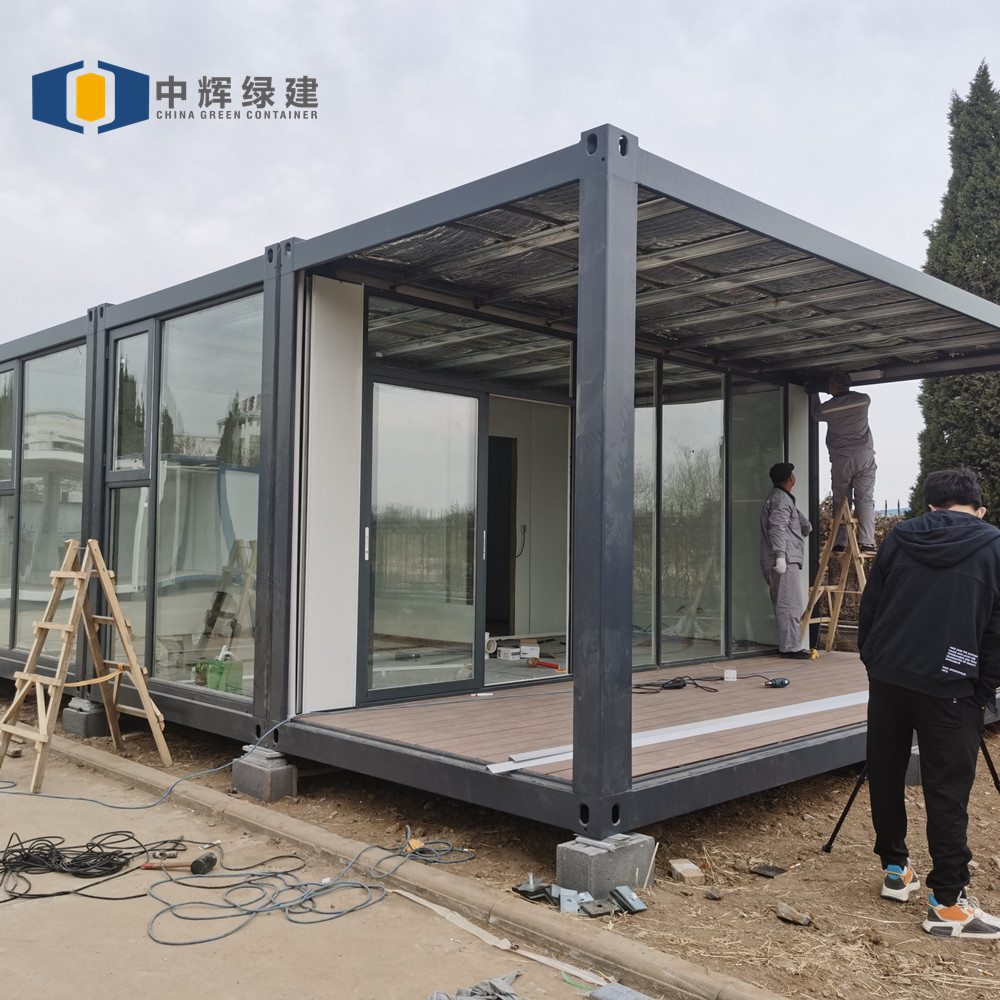 CGCH Luxury Modular Cheap Modern Style Villa House Kit Prefab Home Gauge Tiny Wooden Hotel House Villa For Holiday Hut