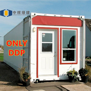 CGCH flat pack container house pre fabricated concrete insulation kits portable storage office Shipping Container House