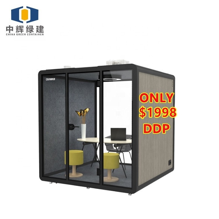 CGCH Activity Piano Room Soundproof Negotiation Cabin Live Broadcast Cabin Soundproof Workstation Office Pod Work Pod