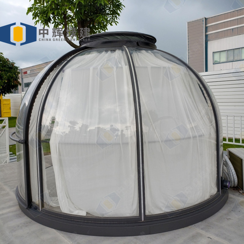 CGCH Popular Inflatable Camping Tent House Outdoor Lgloo Hotel Bubble Tent Transparent Inflatable Dome Tent House For Camping