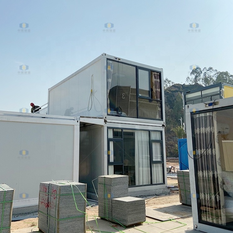 CGCH flat pack Modular modified living prefab houses custom 40ft prefab shipping container homes for sale container house