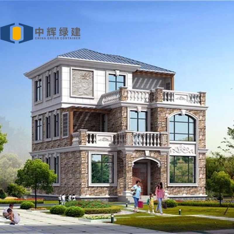 CGCH Smarthouse Light Steel Villa Low cost prefab light gauge frame hotel prefab house structure steel