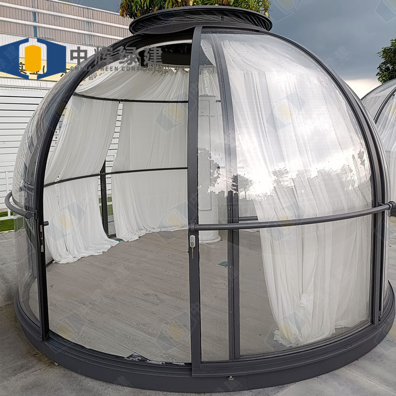 CGCH Popular Inflatable Camping Tent House Outdoor Lgloo Hotel Bubble Tent Transparent Inflatable Dome Tent House For Camping