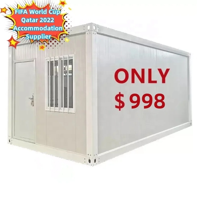 CGCH DDP Low Price Light Steel 20ft Flat Pack Container House Prefab Container Camping Homes Detachable Container House