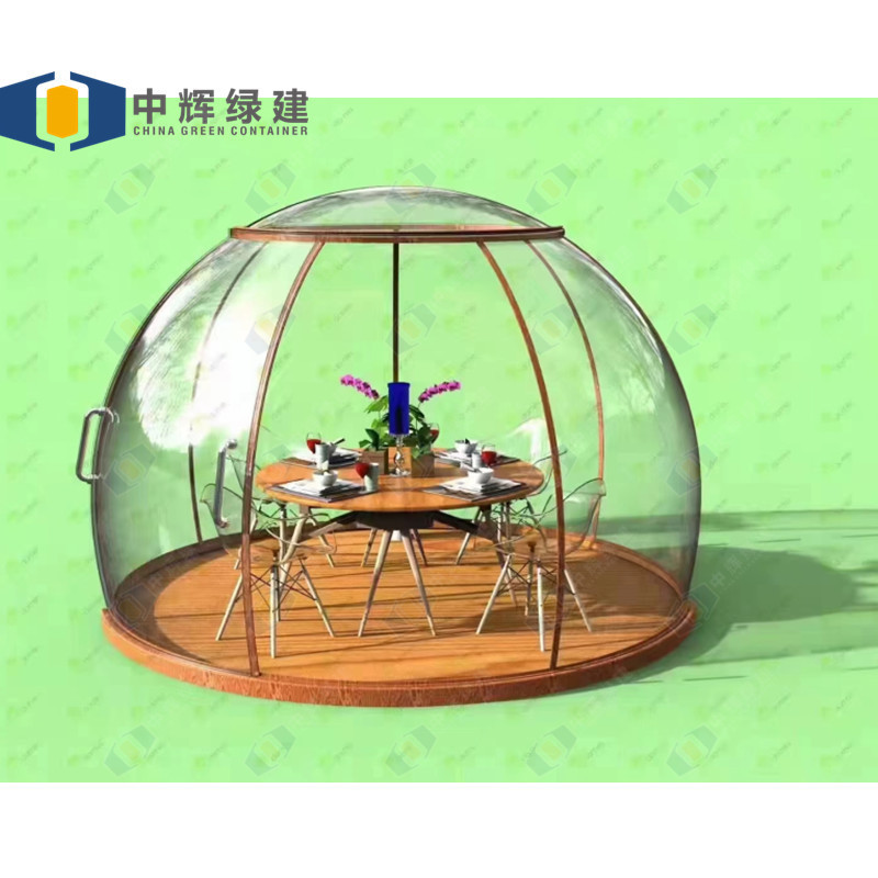 CGCH Compression and explosion proof Geodesic domes igloo tents dome house for camping Double inflatable bubble tent