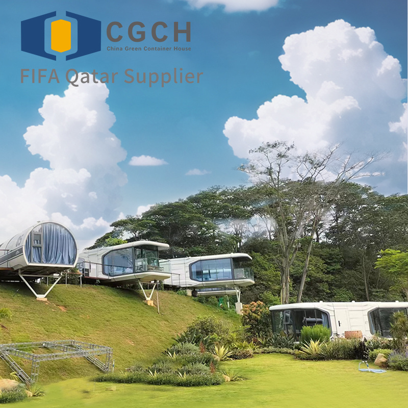 CGCH M3 Smart Removable Homes Prefab Capsule House With Bathroom Sunshine Room AI Voice Control Tiny House Villas