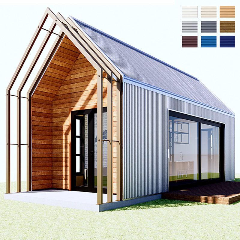 CGCH Prefabricated new design holiday comfortable throttling assembly wooden cottage house project Prefabricated wooden house