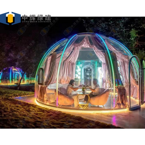 CGCH Compression and explosion proof Geodesic domes igloo tents dome house for camping Double inflatable bubble tent