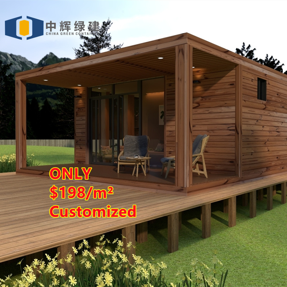 CGCH Luxury Modular Cheap Modern Style Villa House Kit Prefab Home Gauge Tiny Wooden Hotel House Villa For Holiday Hut