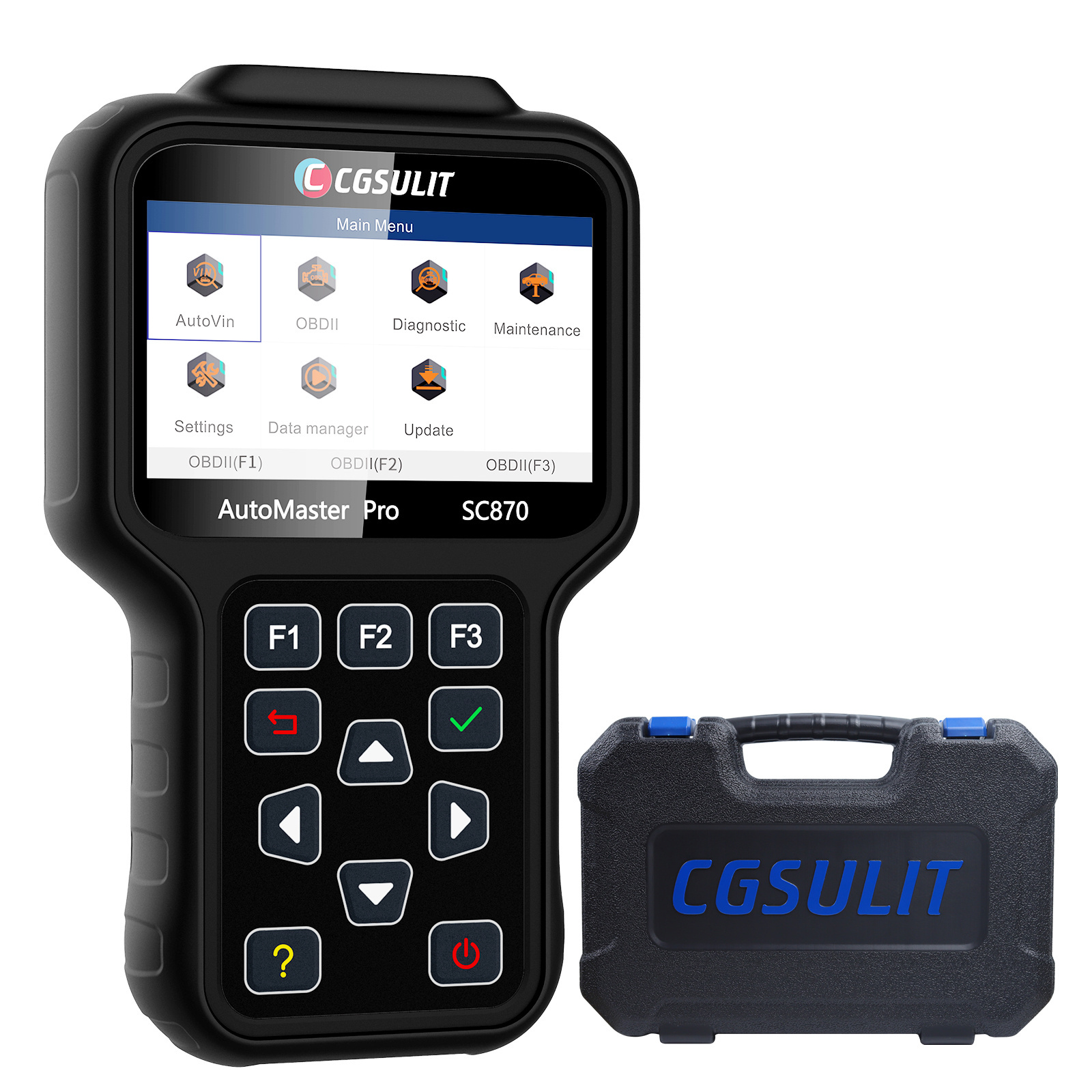 CGSULIT SC870 Scanner OBD1 y OBD2 Diagnostic Scan Tool and CG FC200 ECU Flash Coding Tool