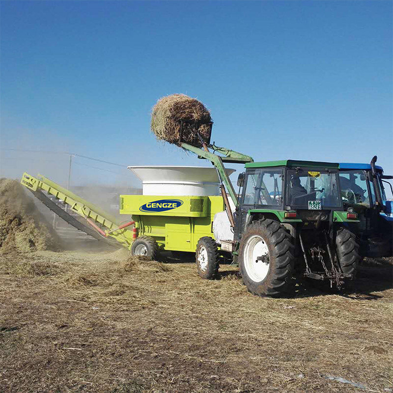 Automatic PTO tub grinder Machine for grinding corn cob machine maize animal feed corn hammer mill