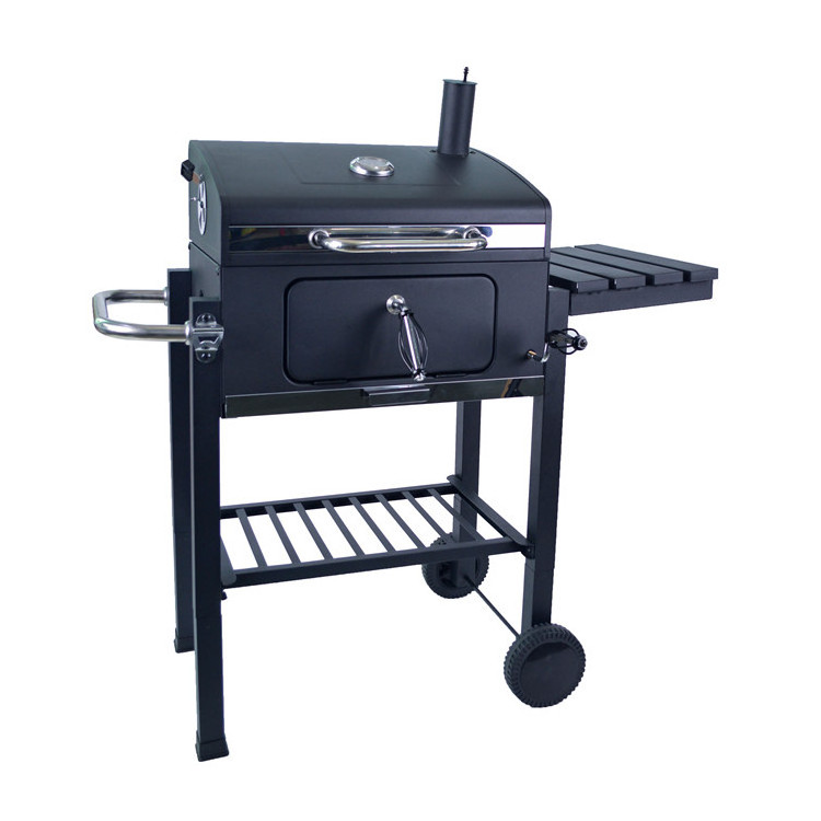 China Hot Selling BBQ Grills Charcoal With Thermometer And Chimney For Outdoor