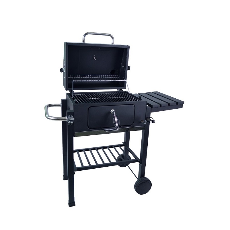 China Hot Selling BBQ Grills Charcoal With Thermometer And Chimney For Outdoor