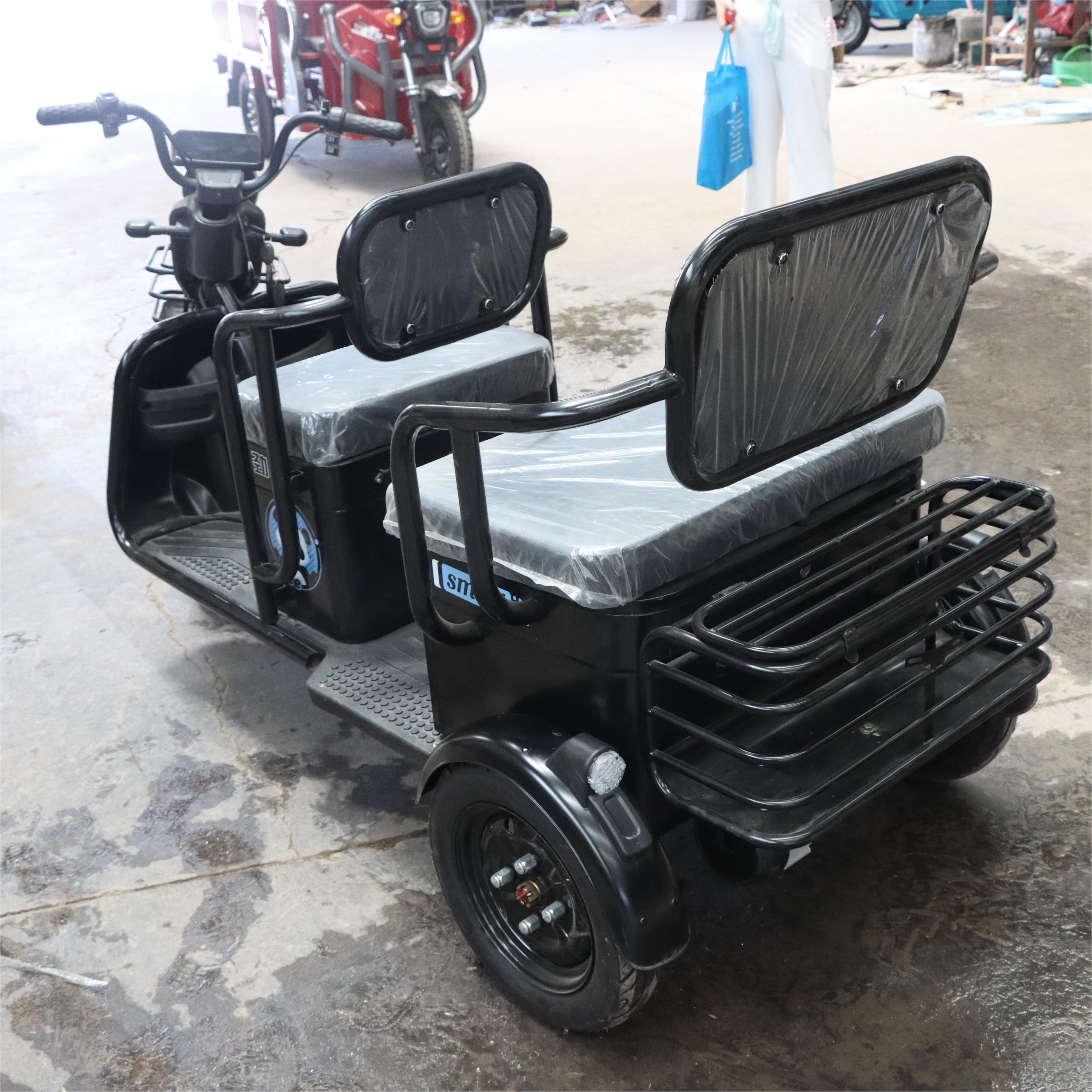 Electric tricycle dual-use household transportation battery car mini small small elderly people with disabilities leisure doubl