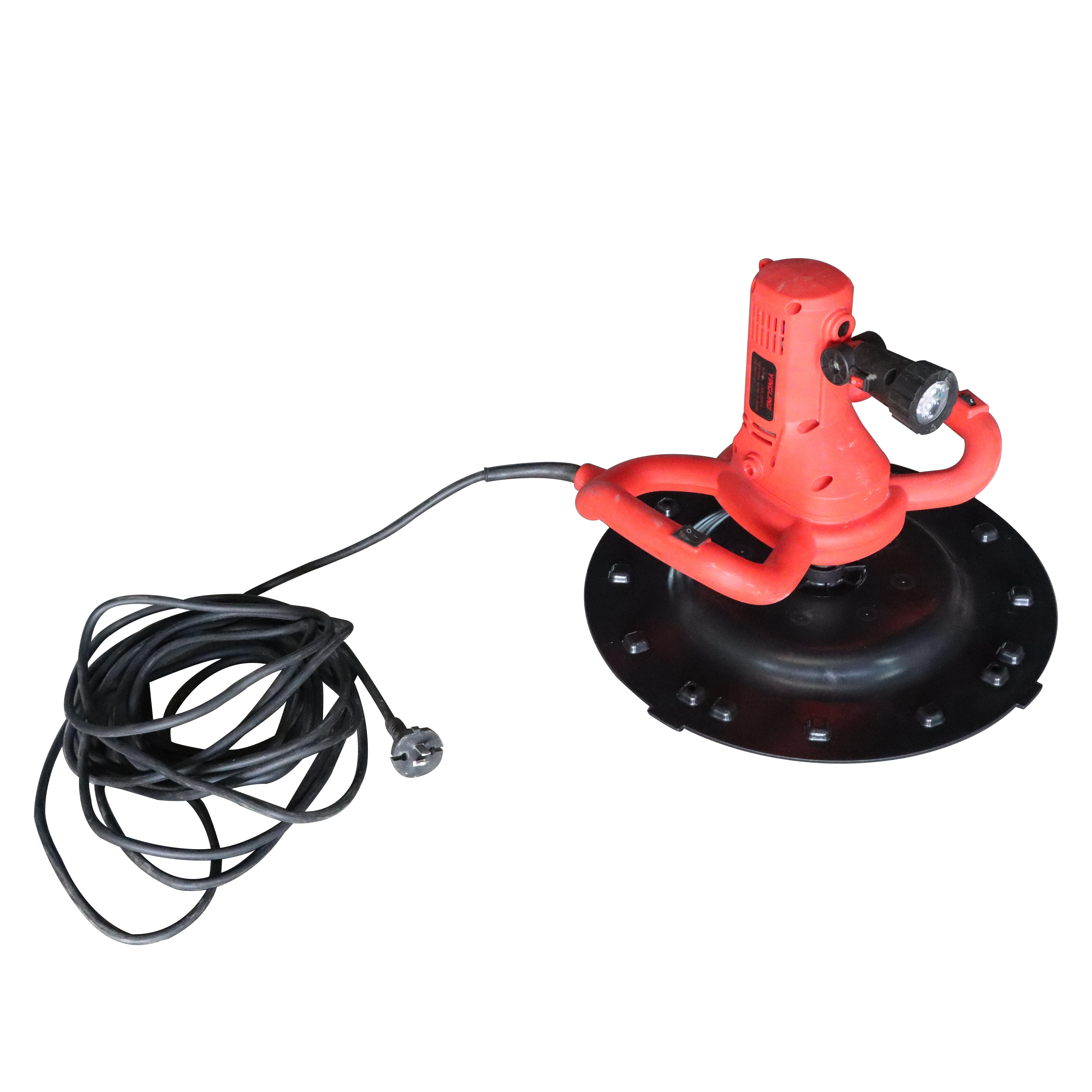 Extended wall plastering machine with light Hot Sale Concrete Surface Power Trowel Machine